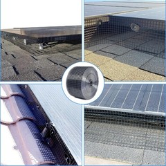 Solar Panel Mesh Guard Kit PVC Coated 6in X 100ft Bird Barrier Screen