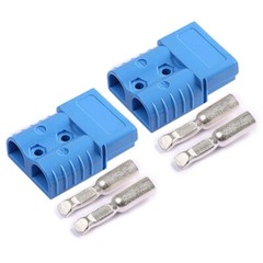 Double Pole SB120 Plug for Solar Panel Caravans Battery with Copper Contacts