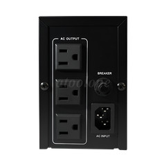 Backup UPS Power Supply 500VA 300W Battery Backup Device with 3 Outlets