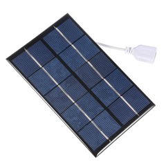 2W 5V Solar Panel Module DIY POLY with 455mm Wire for Phone Toys Charger