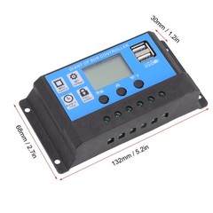 Waterproof 12V Solar Battery Charger Kit, 600W Solar Panel Maintainer for Marine