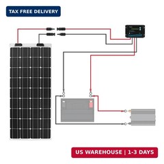 Renogy 20FT 12AWG Solar Panel Extension Cable with Female and Male Connectors