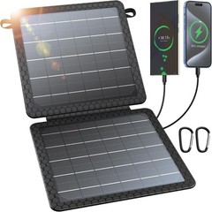 BLAVOR 10W Portable Solar Charger(5V/2A Max) Small Foldable Solar Panel with USB