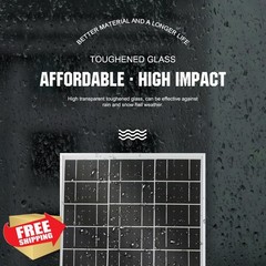 ECO-WORTHY 25W 18V Solar Panel