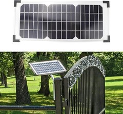 10 Watt Solar Panel Kit Replace FM123 for Mighty Mule FM200 FM350 FM500 MM360