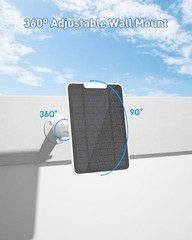 Solar Panel for Google Nest Cam Outdoor/Indoor Battery, 5W, 3 Pack