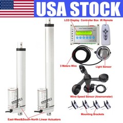 Electric Solar Tracking Tracker +Linear Actuators +Controller +Wind Speed Sensor