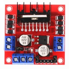 For L298N Dual H-Bridge DC Motor Driver Module with 5V Regulator Support