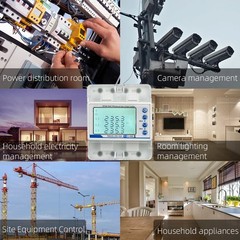 WiFi Energy Meter DIN35 Mm Rail Installation Flexible Energy Management