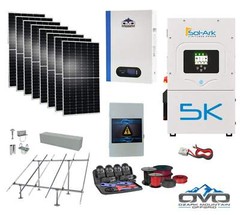 4.4KW Complete Offgrid Solar Kit + 5K Sol-Ark Inverter + 5.12KW OMO 48V Patriot