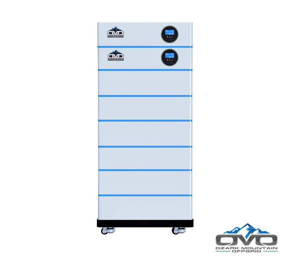 OMO All-In-One Customizable Stacking Inverter/Battery System 120/240 11000W Tota