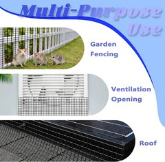8 Inch X 100FT Solar Panel Bird/Critter Guard Anti-Rust with 100 Fastener Clips