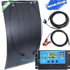100W 400W Flexible Solar Panel Portable Mono for RV Camping Battery Charge Boat