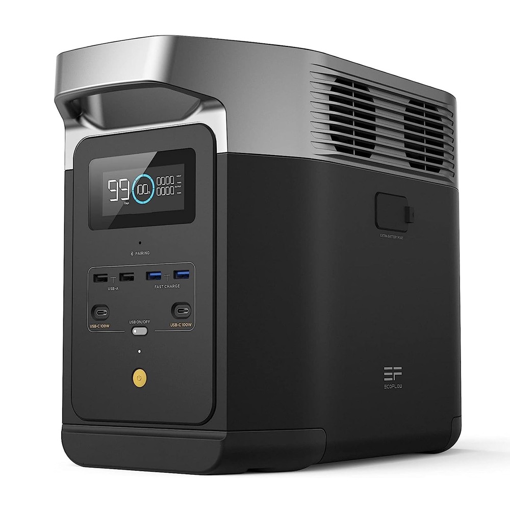 EF ECOFLOW Portable Power Station DELTA 2, 1024Wh LiFePO4 (LFP) Battery, 1800W