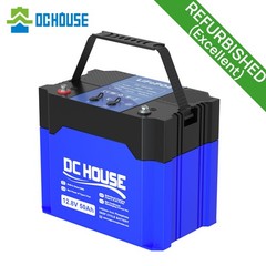 12V 50Ah Portable LiFePO4 Lithium Battery with DC & TypeC Ports Solar Camping