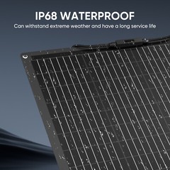 150W 300W 450W 600W Flexible Solar Panel Mono 12V Portable Power Camping Home RV