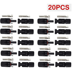 10/20/50/100/200 Pairs Solar Cable Connectors Male Female DIY For Solar Panel US