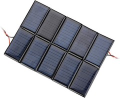 Mini Solar Panels 10Pcs 5V 30mA Polycrystalline for DIY Solar Projects