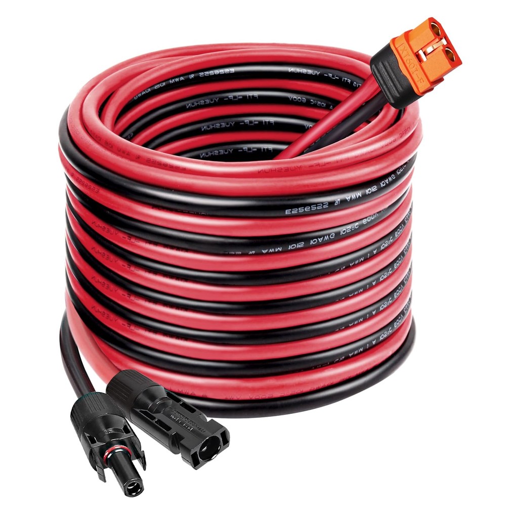 Solar to XT60i Cable 10AWG 25FT Solar Panel to XT60i Adapter Connector XT60i…