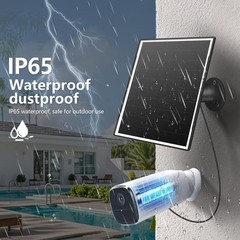 360° Adjustable 8W Solar Panel for Eufy, Wyze, Reolink – Fast & Weatherproof