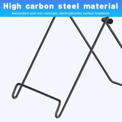 2 Pack Solar Panel Stand Portable Carbon Steel Rack Solar Panel Bracket for RV