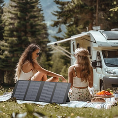 Portable Solar Panel Charger 40W Foldable Solar Panel for Portable Power Station