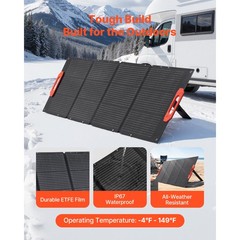 Uimoso 150W Foldable Monocrystalline Solar Panel Portable ETFE Solar Charger