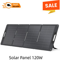 120W Solar Panel PV120 IP68 Water&Dustproof with Adjustable Kickstand Dabbsson