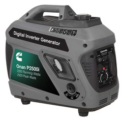 Cummins Onan P2500i Portable Digital Inverter Generator, 2200 Running Watts w…