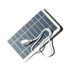 2W 5V Small Solar Panel with USB DIY Monocrystalline Silicon Solar Cell K8V2