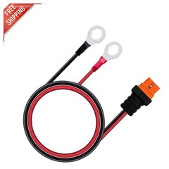 Durable 10AWG XT60i to O Ring Cable – 1.5M Stable Power for Lithium Batteries