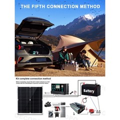 30000WSolar Panel Kit Power Inverter Solar Generator Home Off-Grid Solar System