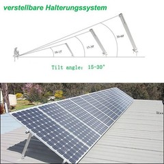 Adjustable Solar Panel Tilt Mounting Kit Universal Roof Aluminum alloy Brackets