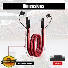 unrulysoul 3FT 10AWG SAE Cable