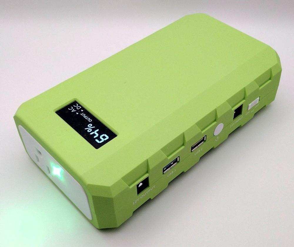 Portable Power Bank with Panel 24000mAh Power Station for Home Camping Emergency