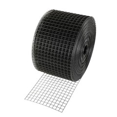 8in x 100ft PVC Coated Solar Panel Guard Mesh Roll w/ Hardware
