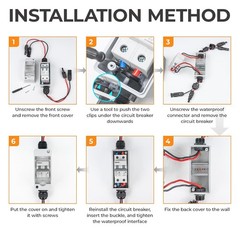 Solar Panel Disconnect Switch 1000V 60A PV Disconnect Switch Outdoor Miniature
