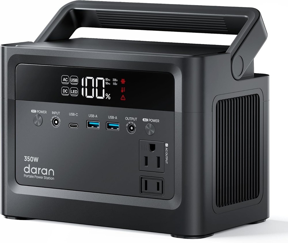 Portable Power Station 350W 230Wh AC USB