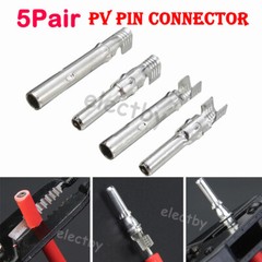 5Pairs PV Pin Connector Pins Male Female Connectors for Solar Panel