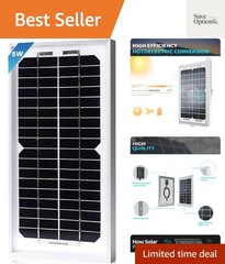 5W Solar Panel Charger for Cars, Boats, and More – Hassle-Free Maintenance