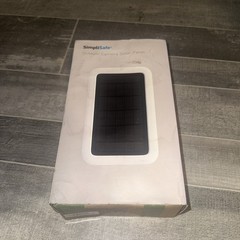 SimpliSafe Outdoor Camera Solar Panel (White)