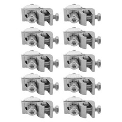 10Pcs Solar Mounting System Grounding Clip Lug Bracket Clamps Photovoltaic