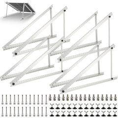 4 Sets 45Inch Solar Panel Mounting Brackets, 0 to 90? Adjustable Solar Panel Mou