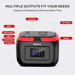 ENOFLO 97.68Wh Portable Power Station 120W Solar Generator