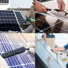 30A MC4 Y Branch Solar Panel Connector Cable 1 to 2 Parallel Adapter Waterproof
