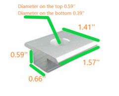 Solar Mid Clamp 5/8” Pack of 20