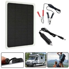 Outdoor Waterproof Solar Panel for Car and Motorcycle Battery Maintenance 20W