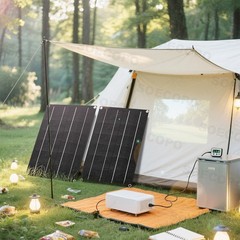 1600W Solar Panel Kit – 2 x 800W + 100A Controller + Extension Cord Multi-ScenUU