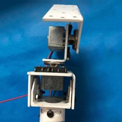DC Dual-axis Gimbal For Solar Tracking Monitor Large Load High Torque X/ Y-axis