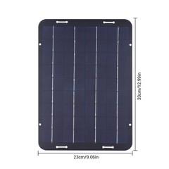 60W Portable Solar Panel Kit for Car Battery Charging 12V Trickle USB Power IP65